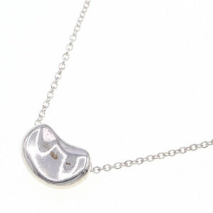 Tiffany Co Elsa Peretti Bean Necklace Sterling Silver SV Choker